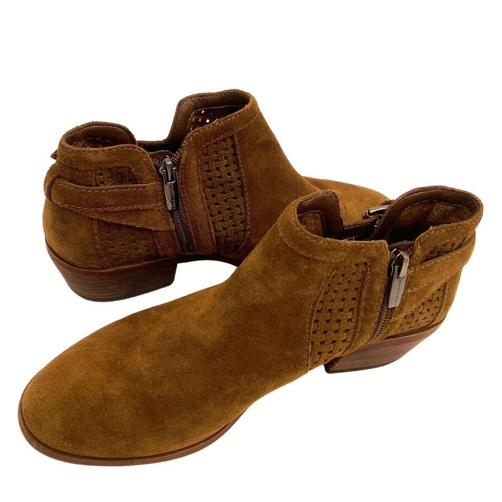 Vince Camuto PAMMA Brown Suede‎ Booties Size 8MUS / 38EU - Picture 4 of 11